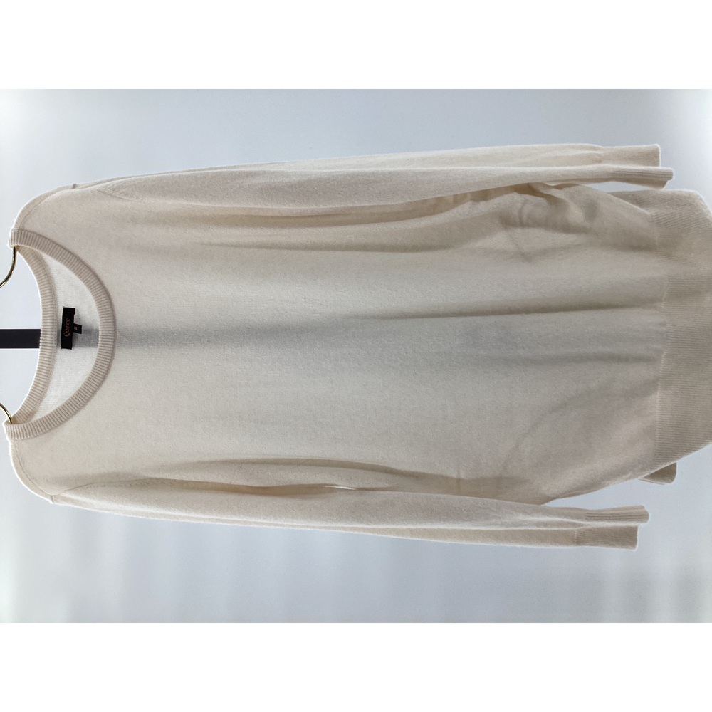 Quince MATERNITY Cashmere Maternity Crewneck Sweater Ivory S NEW